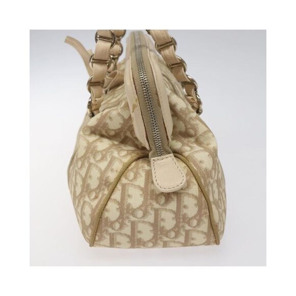 Pre Loved Dior Trotter Women Beige Handbags - Picture 5 of 8